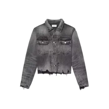FRAME Vintage Distressed Denim Jacket