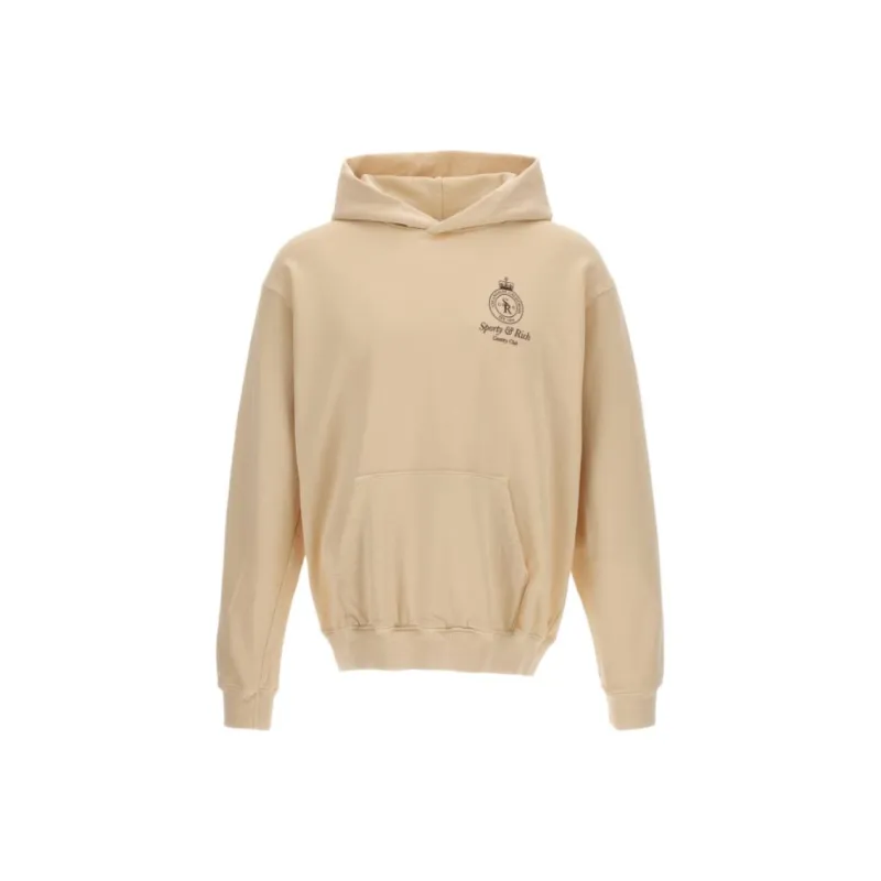 SPORTY & RICH Sweatshirt Men's Beige-0