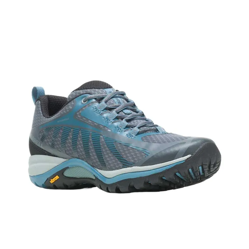 MERRELL Siren Edge 3 Low Top Hiking Shoes Women's Gray Cyan-2