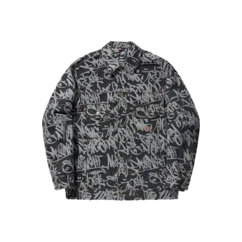 LiNing Denim Jacket Men's Black