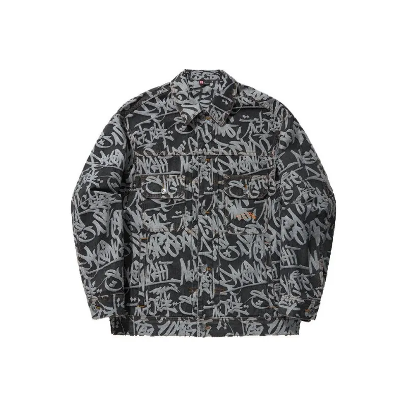 LiNing Denim Jacket Men's Black-0