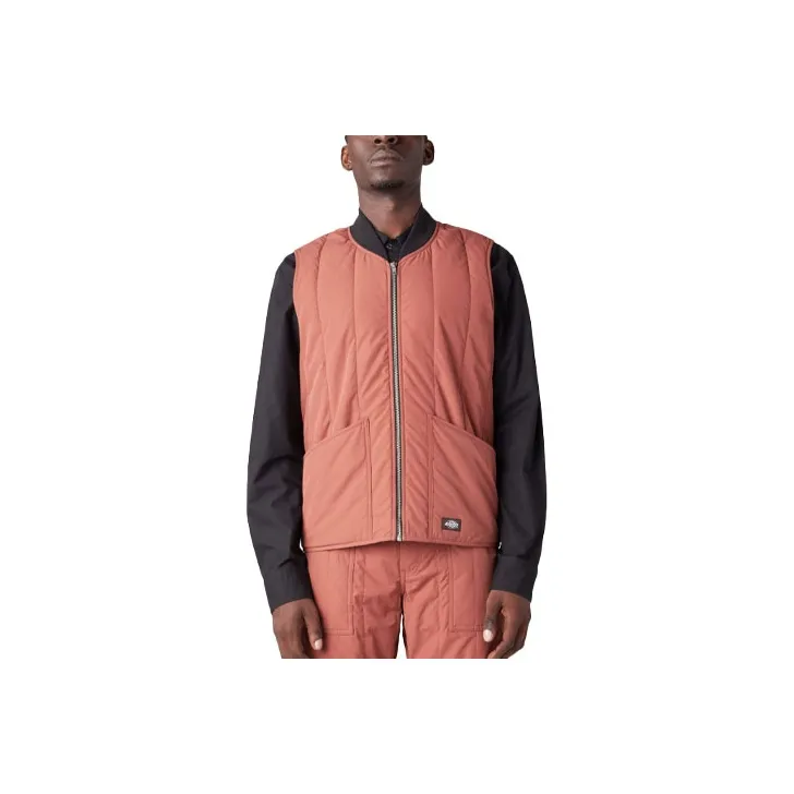 Dickies Premium Collection Quilted Vest Vest Men's Peach-0