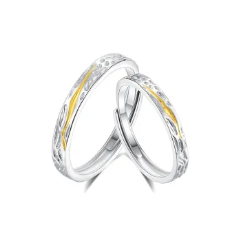 WINY S925 Silver 999 Pure Silver Rings Unisex