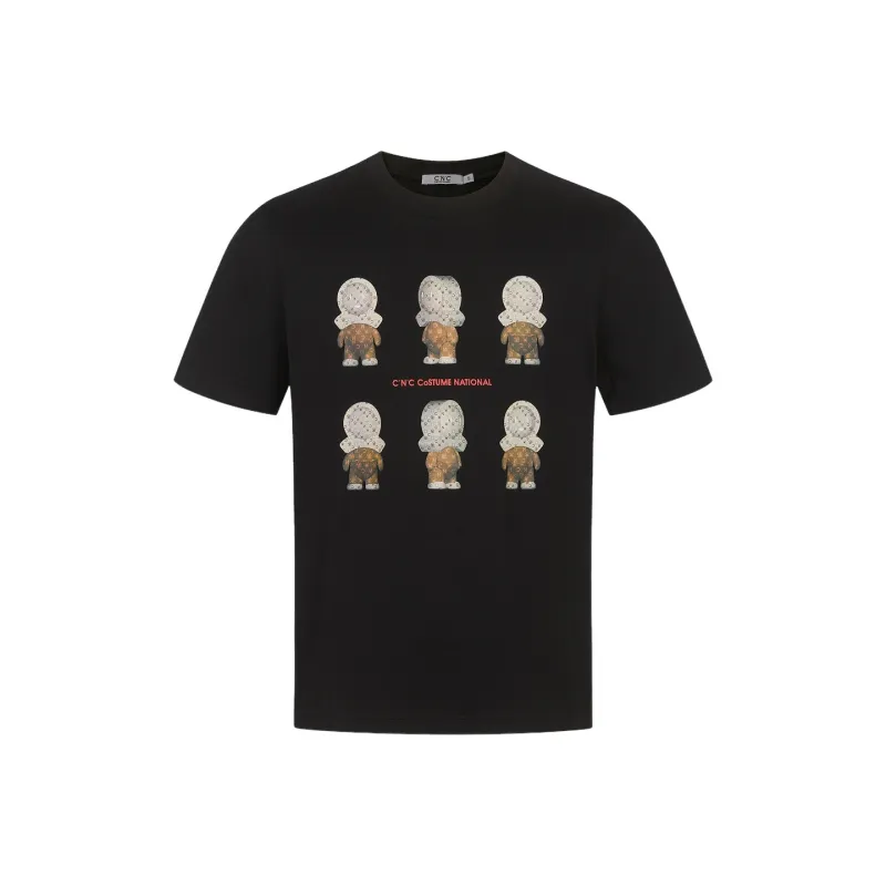C'N'C Trend Series T Shirt Unisex Black-0