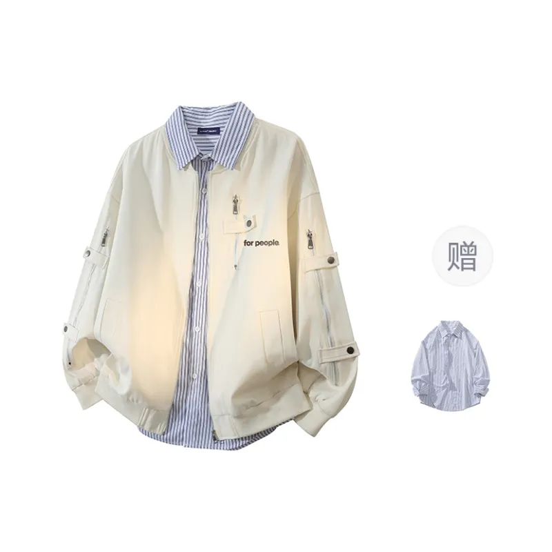 FAX FOR FMACM Jacket Unisex Beige-6