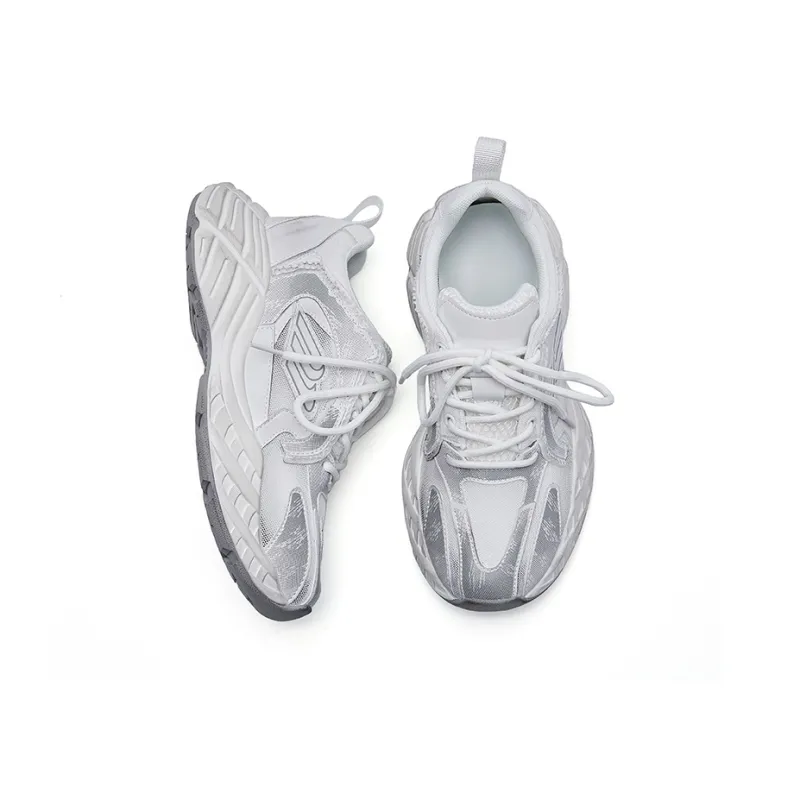BURGELY Breathable And Lightweight Low Top Chunky Sneakers Women's-4