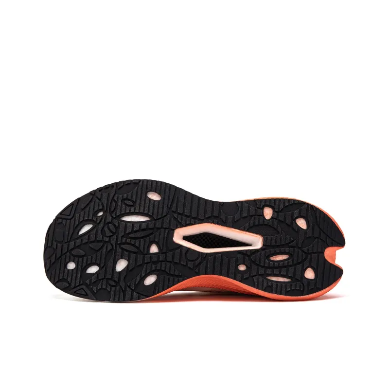 JOSINY Low Top Carbon Plate Training For Long Distance Running Shoes Men's White Orange-5