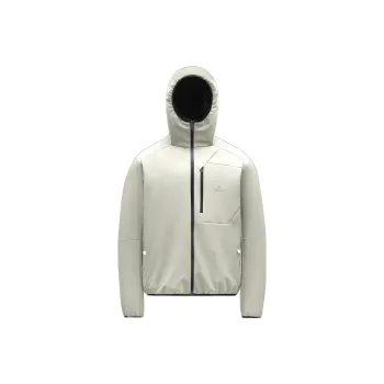 Moncler SS22 Brand Logo Solid Color Hooded Down Jacket Men's White