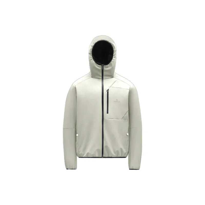 Moncler SS22 Brand Logo Solid Color Hooded Down Jacket Men's White-0
