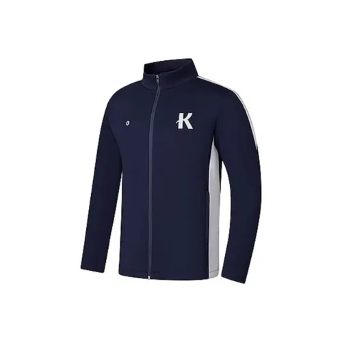 QIAODAN x QIANGFENGCHUIFU LIANMINGKUAN X DA K LIANMINGKUAN Jackets Coats Men's Nova Blue/Pure Gray