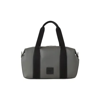 Mulberry Canvas Travel Bag Men's Dark Gray & Black