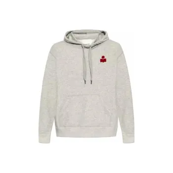ISABEL MARANT ETOILE Matte Logo Printed Drawstring Hoodie