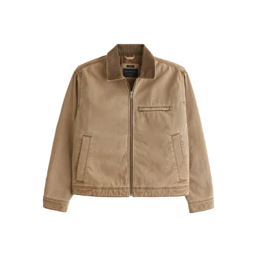 Abercrombie＆Fitch Jackets Men Brown