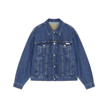 CALVIN KLEIN Denim Jacket Men's Dark Blue