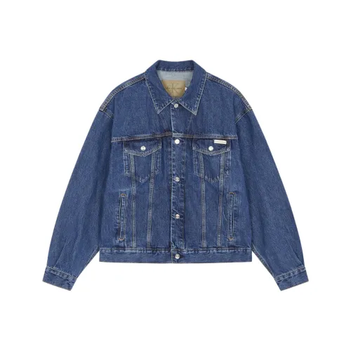 CALVIN KLEIN Denim Jacket Men's Dark Blue