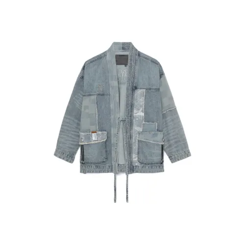 MUSIUM DIV Denim Jacket Unisex Blue