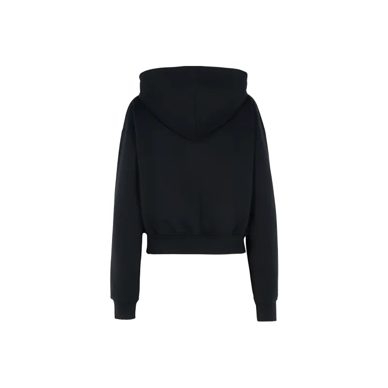 MOSCHINO Logo Printed Drawstring Hoodie-1