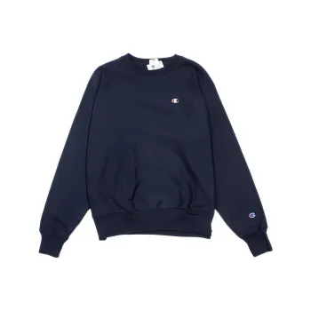 Champion Crew Neck Regular Sweatshirt US Version Unisex Navy Blue