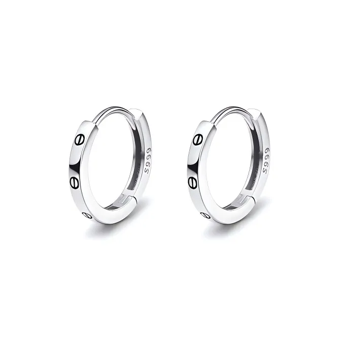 KEMLAIDA 999 Fine Silver Earrings Women's-0