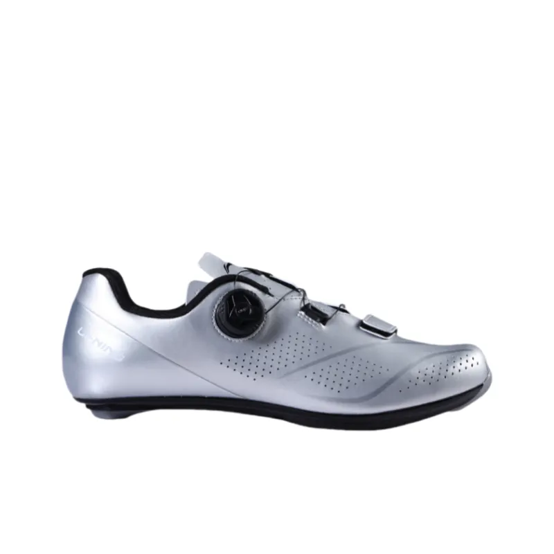 LiNing Anti Slip Wear Resistant Low Top Cycling Shoes Men's Silver-1