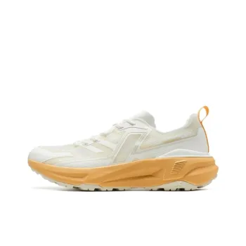 XTEP Anti Slip Wear Resistant Low Top Casual Running Shoes Men's Sail White