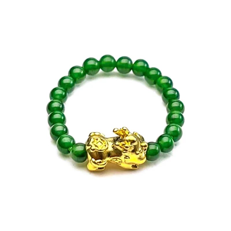 Oriental Jade Ice Type Rings Women's-0