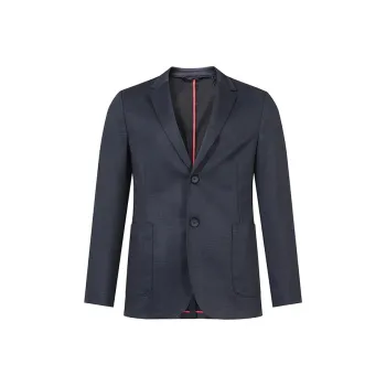 HUGO BOSS Business Suit Coat Men's Blue Black
