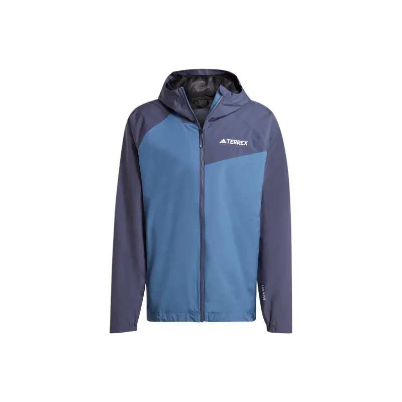 Adidas ULT Water Resistant Windproof And Rainproof Windbreaker Jacket Men's Wonder Asphalt Gray-0
