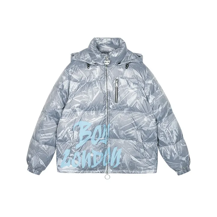 Boy London Down Jacket Winter Unisex Gray-0