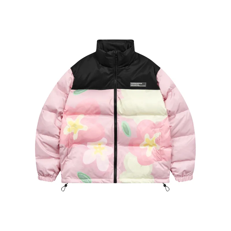 HARSH AND CRUEL Puffer Jacket Unisex Multicolor-6