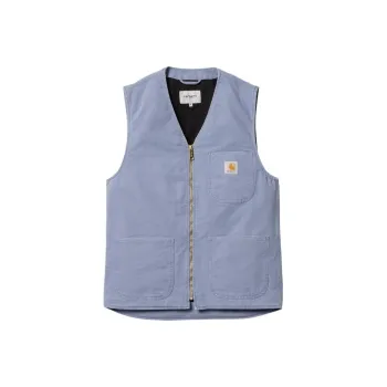 Carhartt WIP SS24 Arbor Vest Bay Blue Aged Canvas Vest Men's Bay Blue