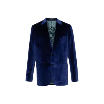 Paul Smith Single breasted Velvet Blazer
