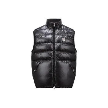 Moncler Aube Series Vest Men's Black