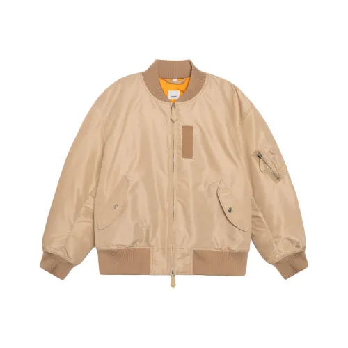 Burberry Logo Print Bomber Jacket