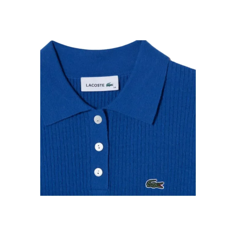 LACOSTE Polo Shirt Women's Blue-1
