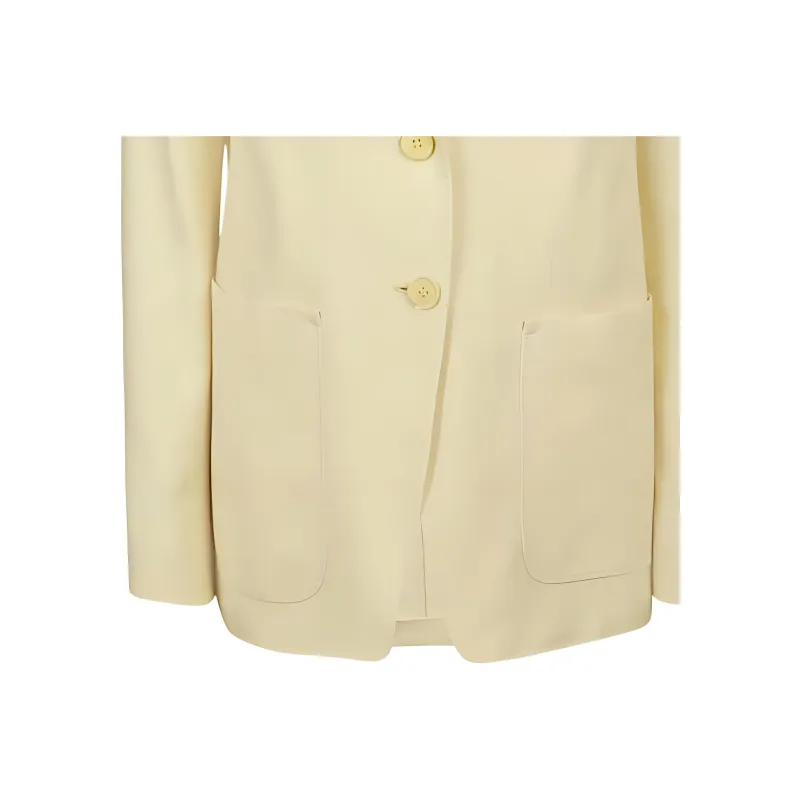 MaxMara Business Suit Coat Women's Yellow-3