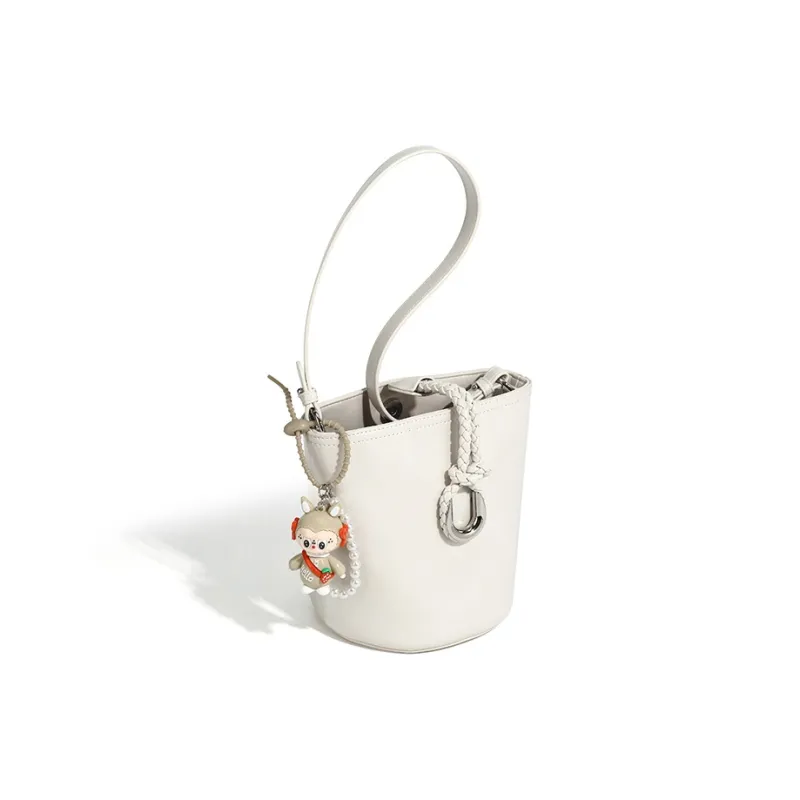 Vigno Synthetic Leather Crossbody Bag, Shoulder Bag Women's White/Lotus Root Powders/Black-9