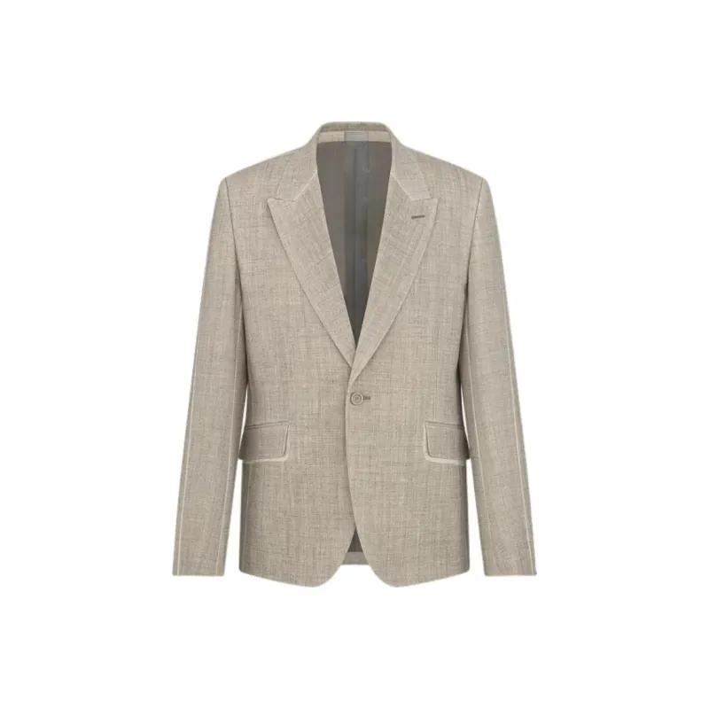 DIOR SS25 Summer Men's Clothing Collection Jackets & Coats Men's Beige-0