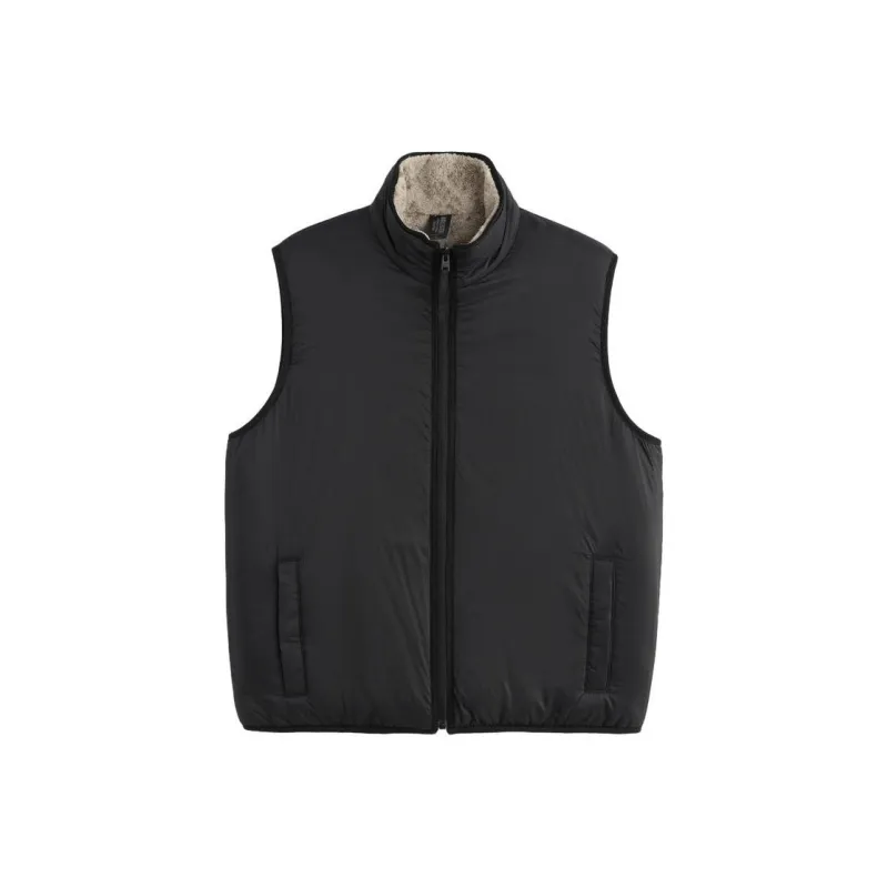 Hollister Vests Men Black-0