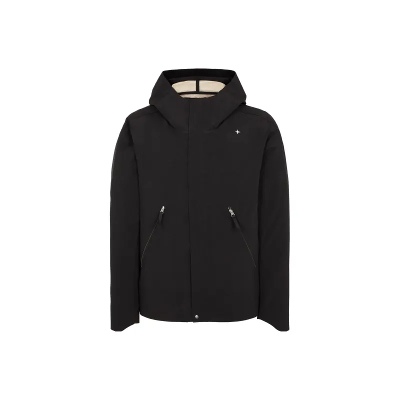 STONE ISLAND Jackets Coats Unisex Black-0