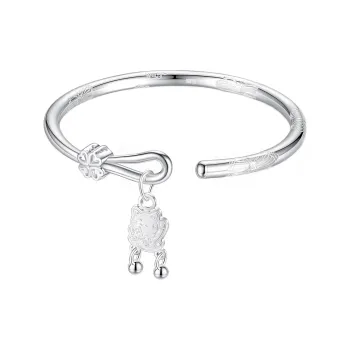 Nine Music 999 Fine Silver Bangles Unisex