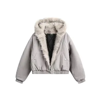 DEAR BETSY Puffer Jacket Unisex Ecru