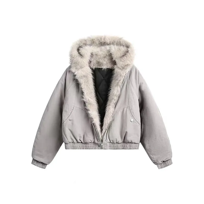 DEAR BETSY Puffer Jacket Unisex Ecru-0