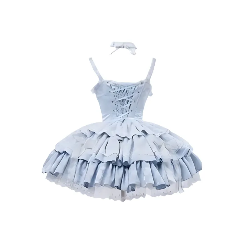 GTLA Slip Dresses Women's Blue-1