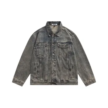 VALKOMM Denim Jacket Unisex Yellow Mud