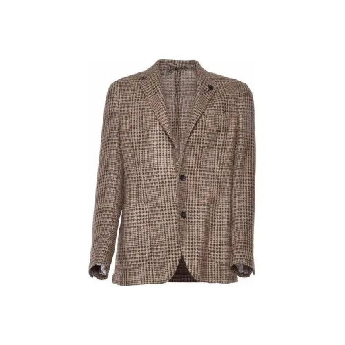 LARDINI Brooch detail Single breasted Blazer