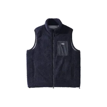 SET FUNS Autumn And Winter Season Outdoor Style Velvet-Feeling Vest Brand Logo Men's