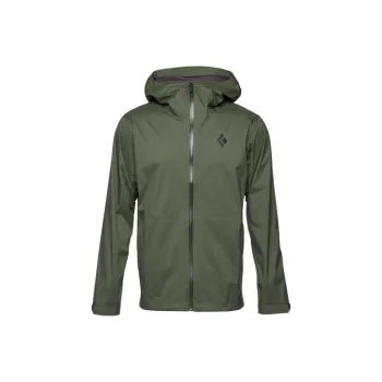 BLACK DIAMOND Waterproof And Windproof Windbreaker Jacket Men's Moss Green
