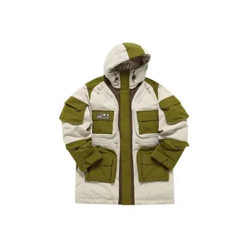 FILA FUSION x White Mountaineering Down Jacket Winter Men's Skin Gray