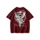 Burgundy-White